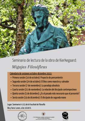 Migajas filosóficas. Seminario de lectura sobre Kierkegaard